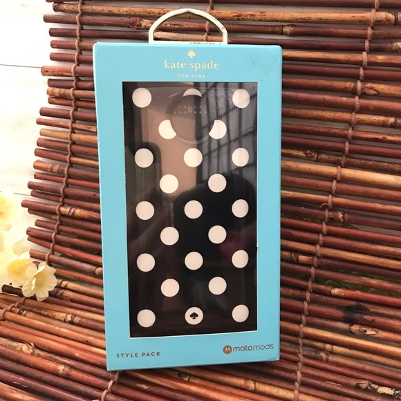 Kate Spade Motomods Polka Dot Phone Case Cover NIB